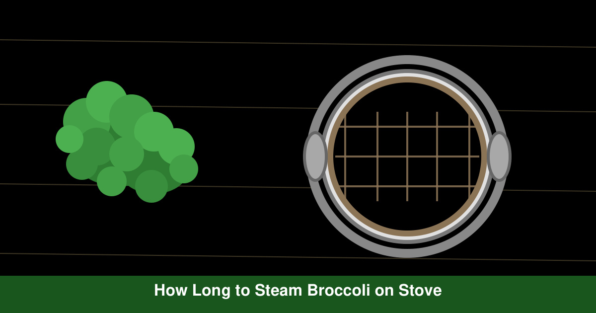 How Long to Steam Broccoli on Stove