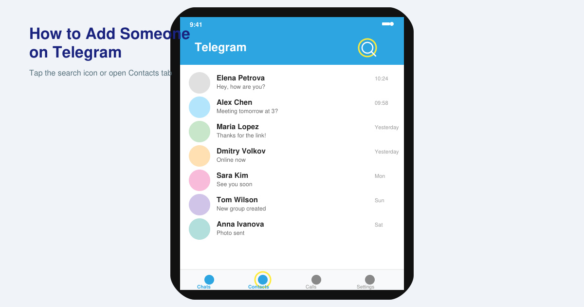 How to Add Someone on Telegram