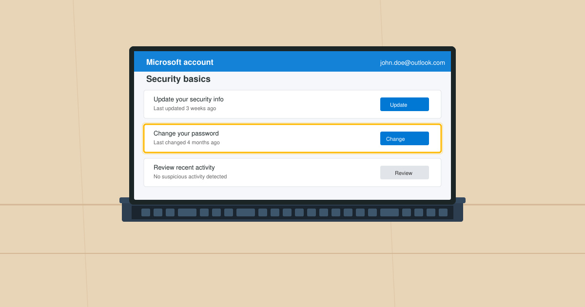 How to Change a Password on Outlook Email