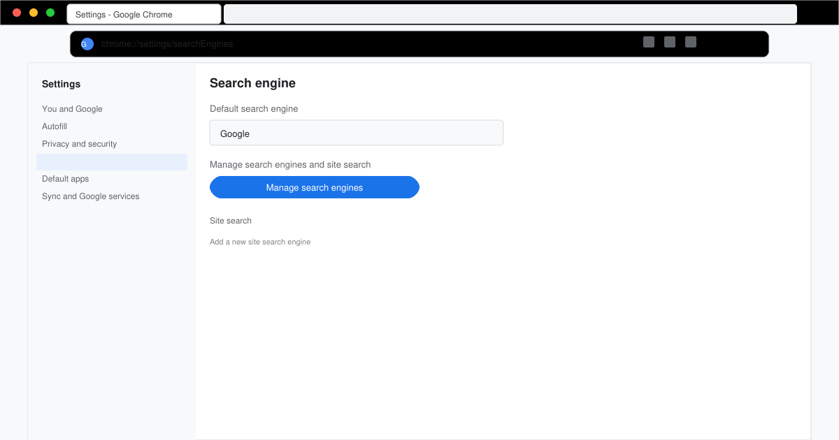 How to Change Default Search Engine in Chrome