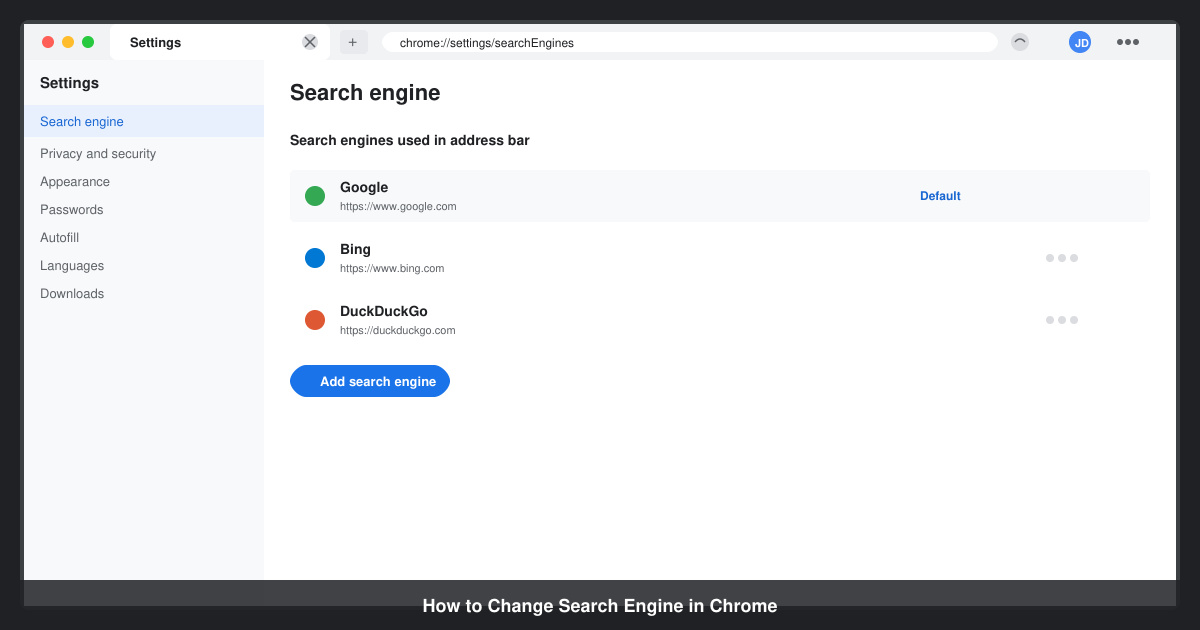 How to Change Search Engine in Chrome