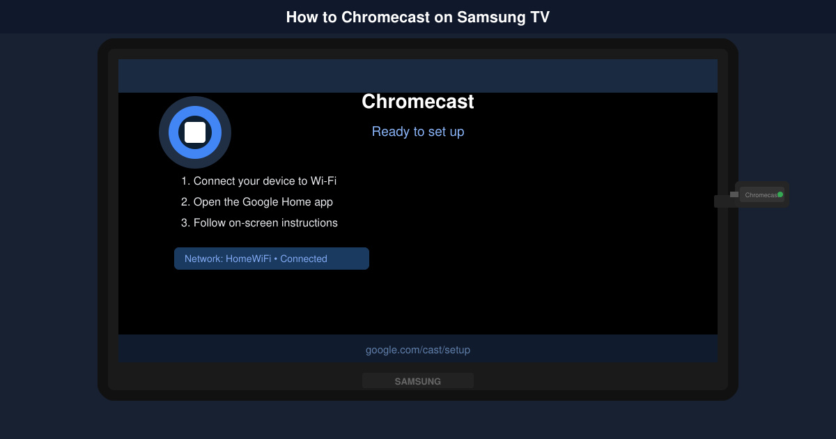How to Chromecast in Samsung TV