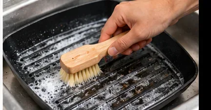 How to Clean a Grill Pan: The Right Method for Cast Iron, Enamel, and Nonstick