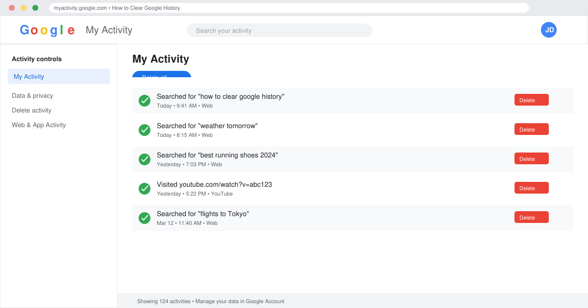 How to Clear Google History