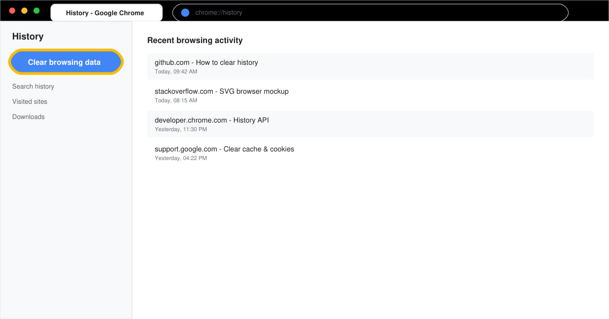 How to Clear Your Browsing History