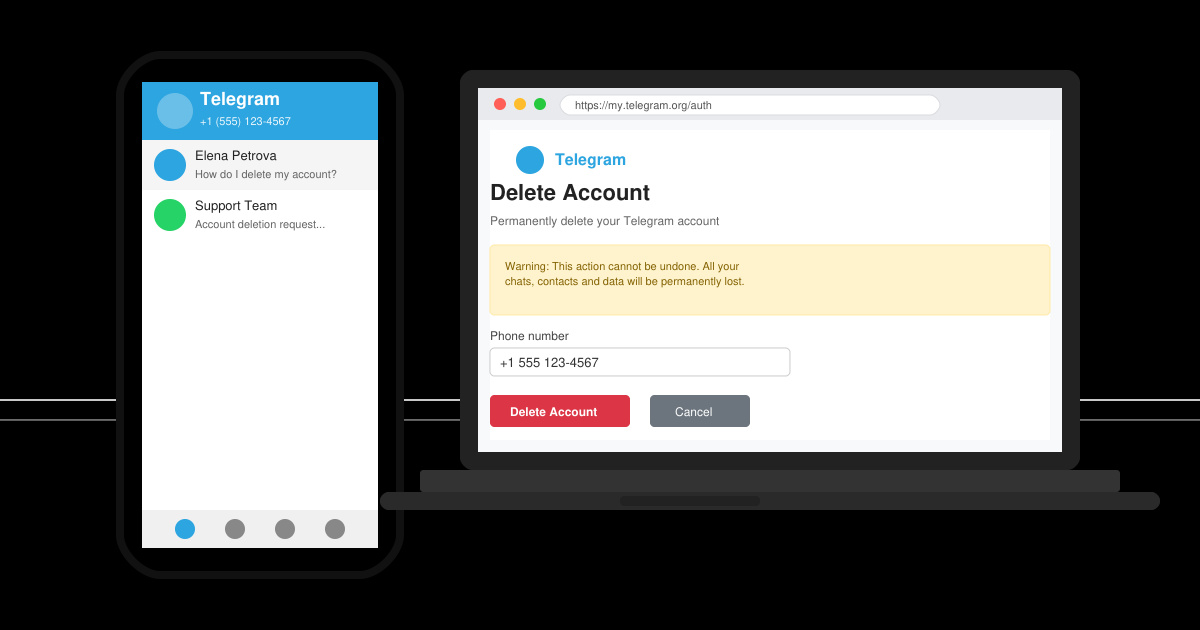 How to Delete an Account on Telegram