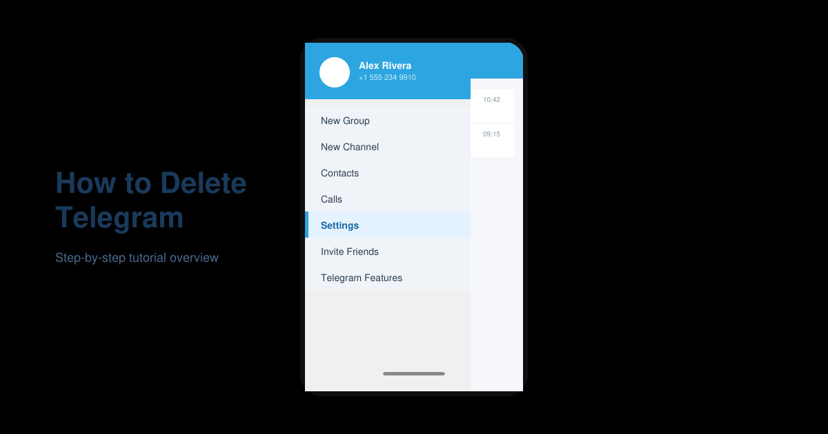 How to Delete Telegram