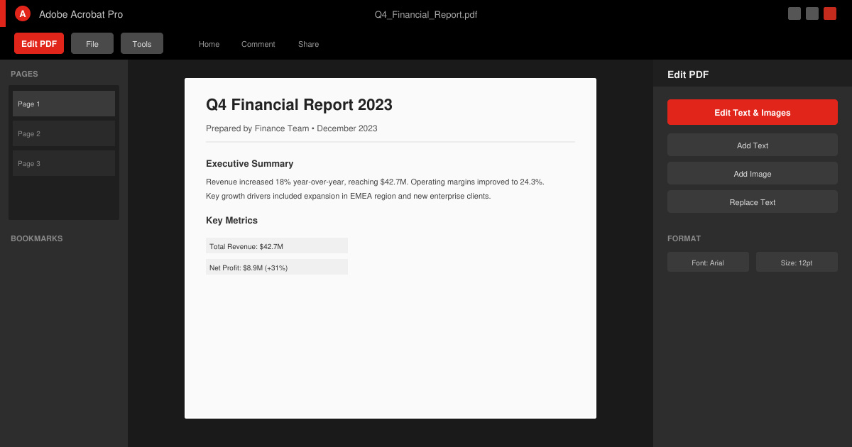 How to Edit an Adobe PDF File
