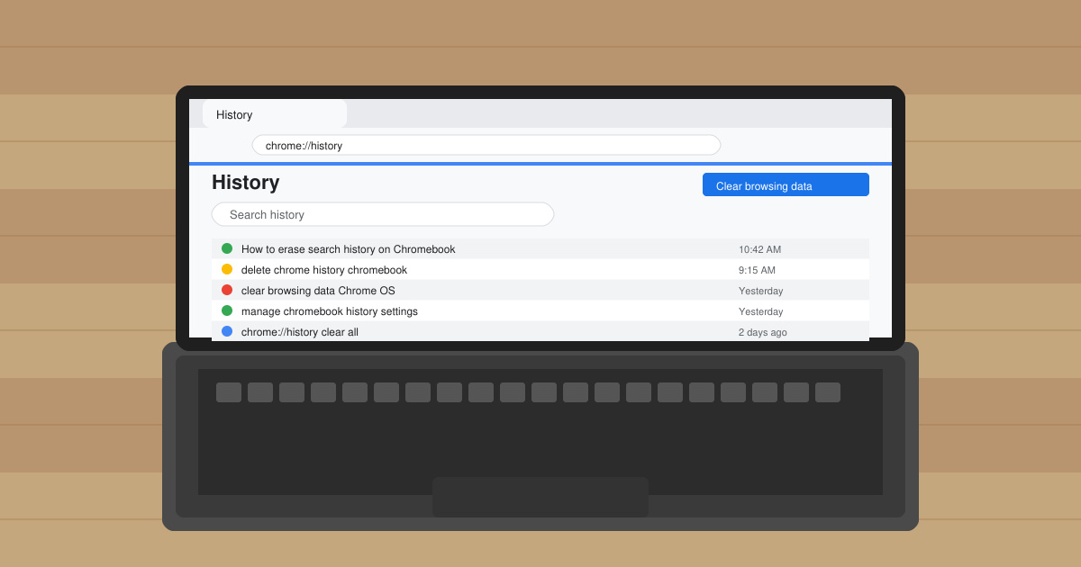 How to Erase Search History on Chromebook