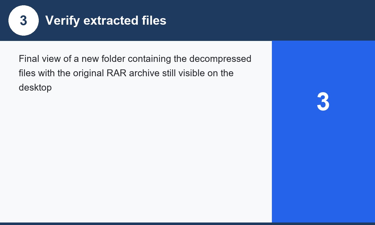 Extracted files visible inside a new folder created by 7-Zip with the original RAR file still visible nearby