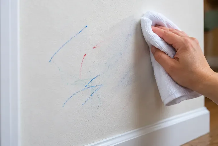 Wie man Whiteboardmarker von einer Wand entfernt, ohne die Farbe zu beschädigen