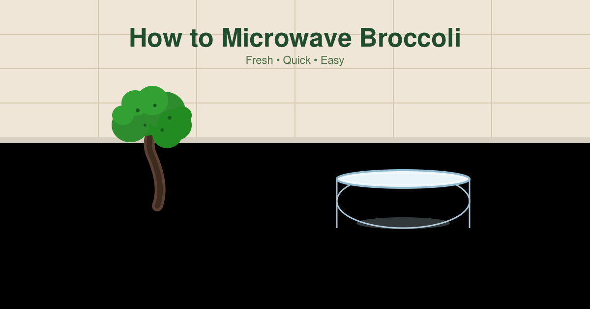 How to Microwave Broccoli