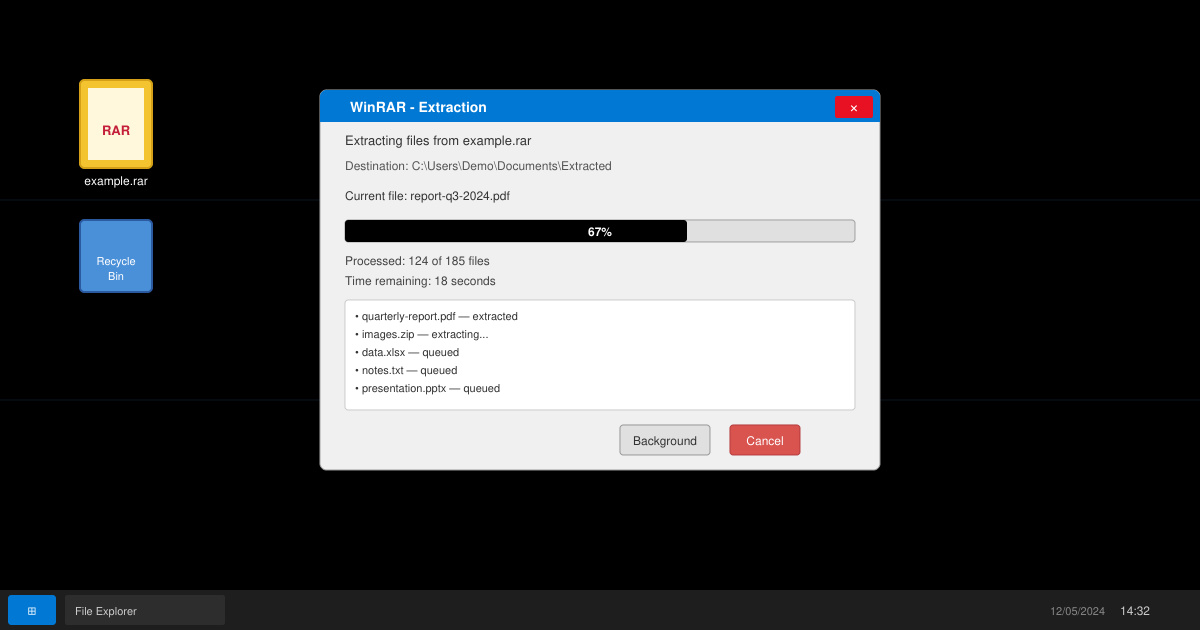 How to Open a Rar