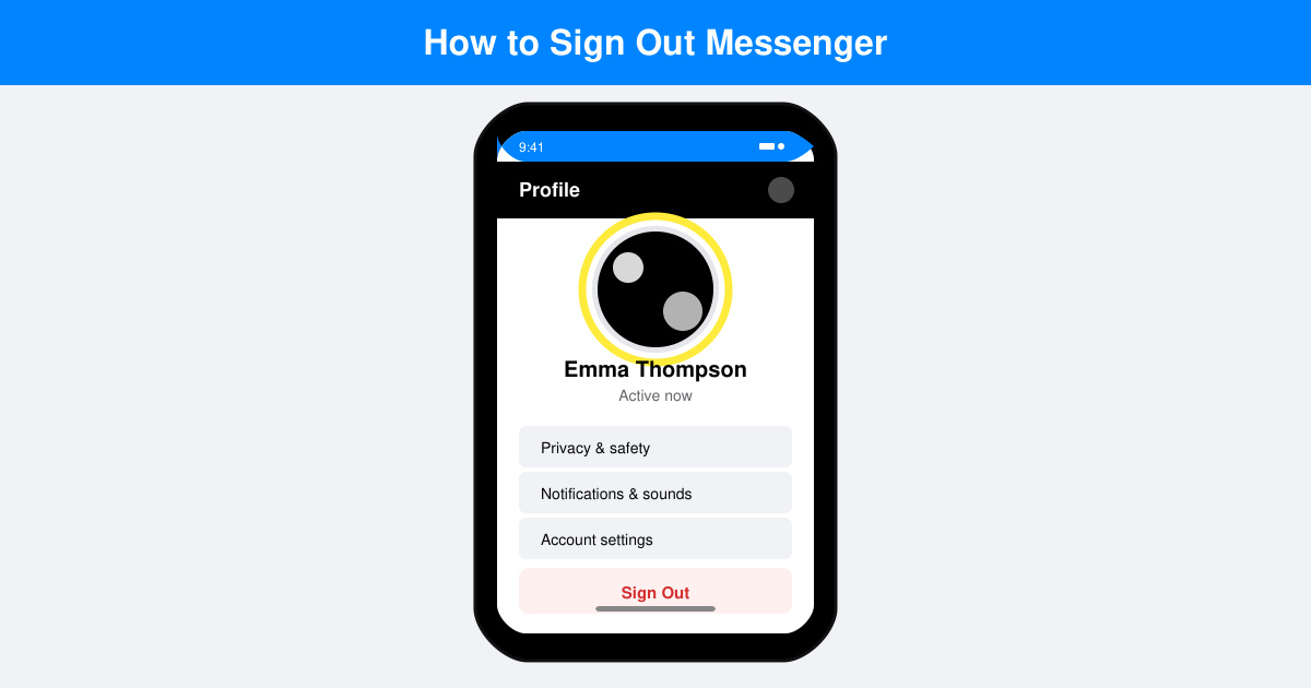 How to Sign Out Messenger