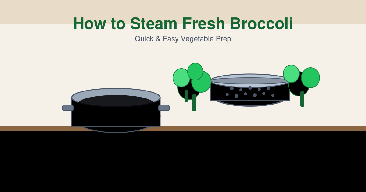 How to Steam Fresh Broccoli