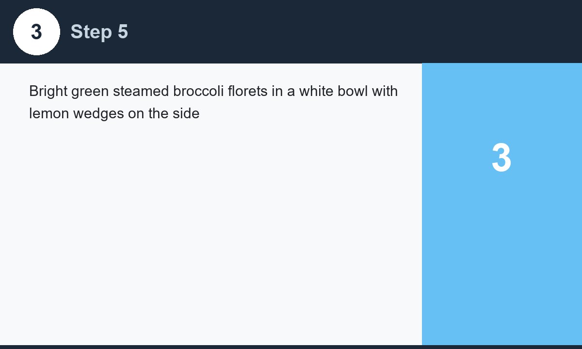 Perfectly steamed fresh broccoli in a bowl with lemon wedges