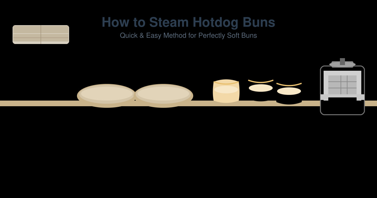 How to Steam Hotdog Buns