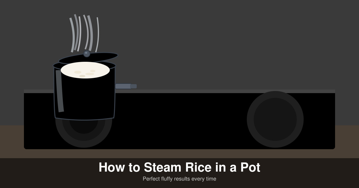 How to Steam Rice in a Pot