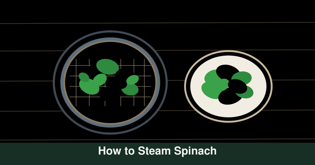 How to Steam Spinach
