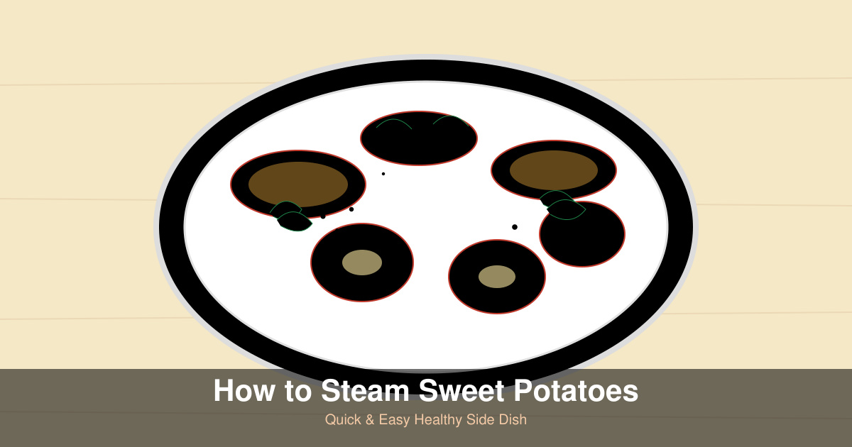 How to Steam Sweet Potatoes