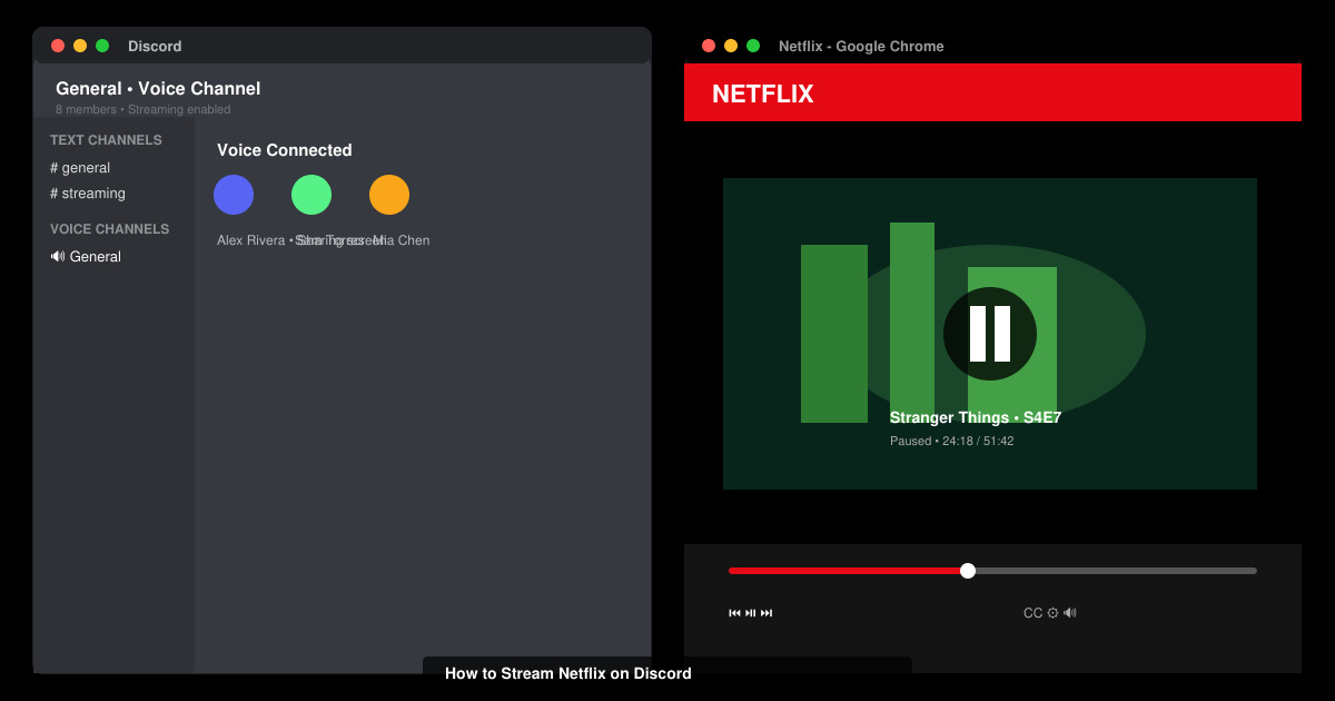 How to Stream Netflix on Discord