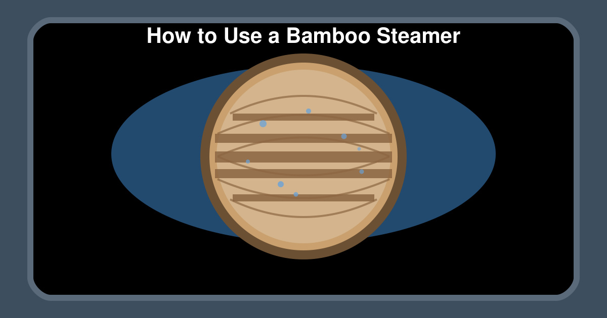 How to Use a Bamboo Steamer