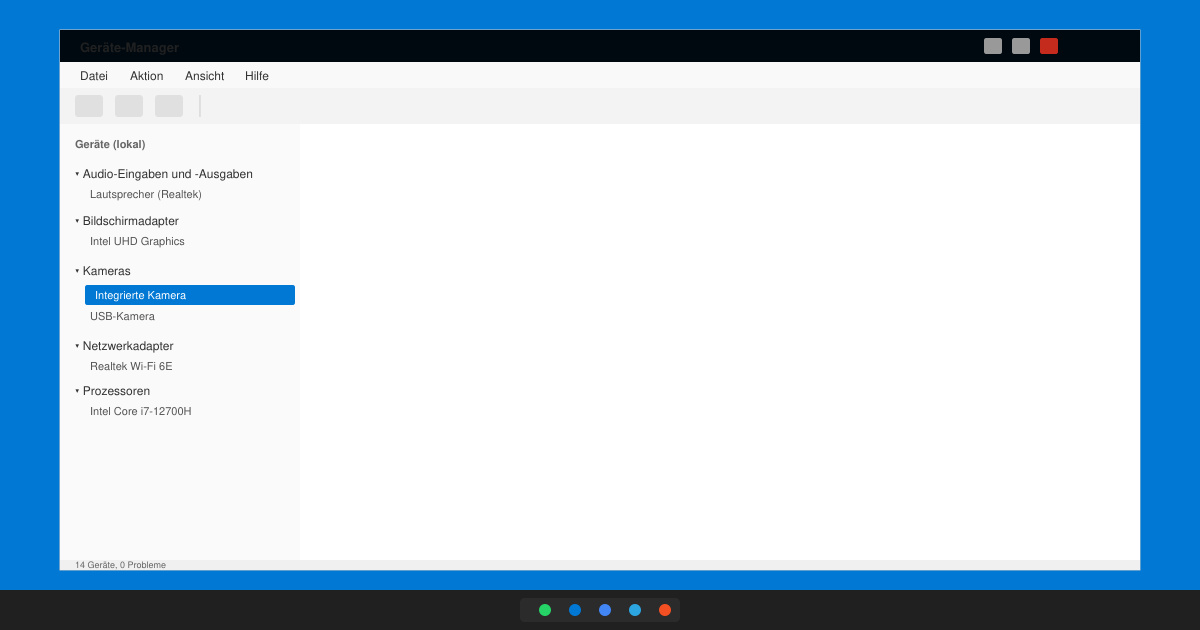 Integrierte kamera funktioniert nicht Windows 11