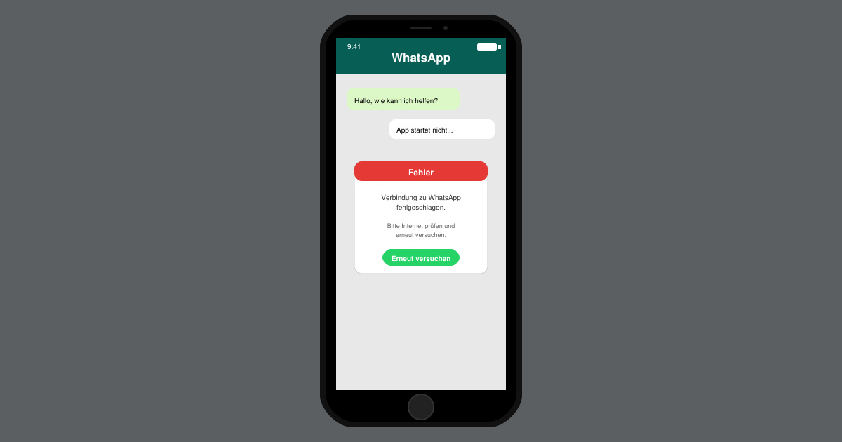 iPhone 6 WhatsApp geht nicht mehr