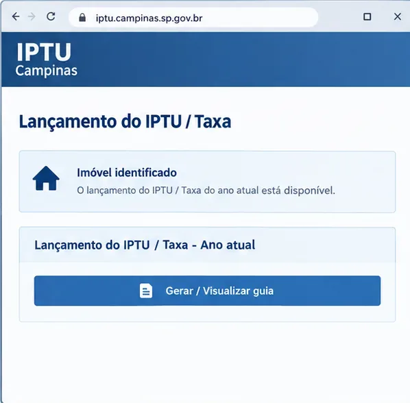 IPTU em Campinas: como emitir segunda via e consultar débitos