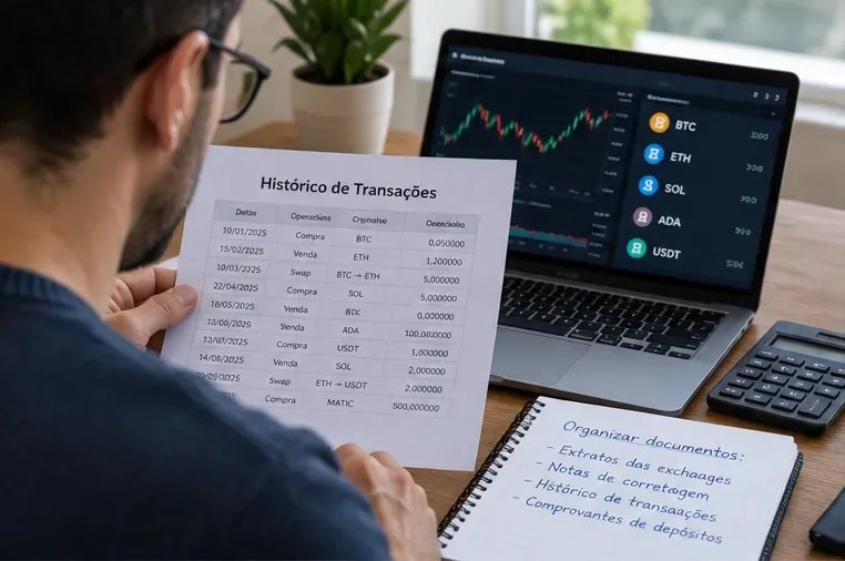 IRPF 2026: como declarar criptomoedas sem confundir patrimônio, ganhos e custódia no exterior