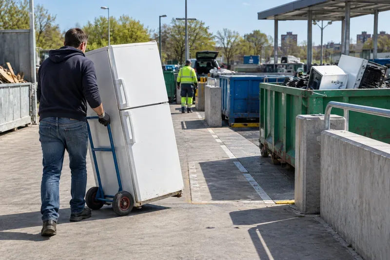 Koelkast weggooien in Amsterdam: Recyclepunt, ophalen of meenemen door de winkel?