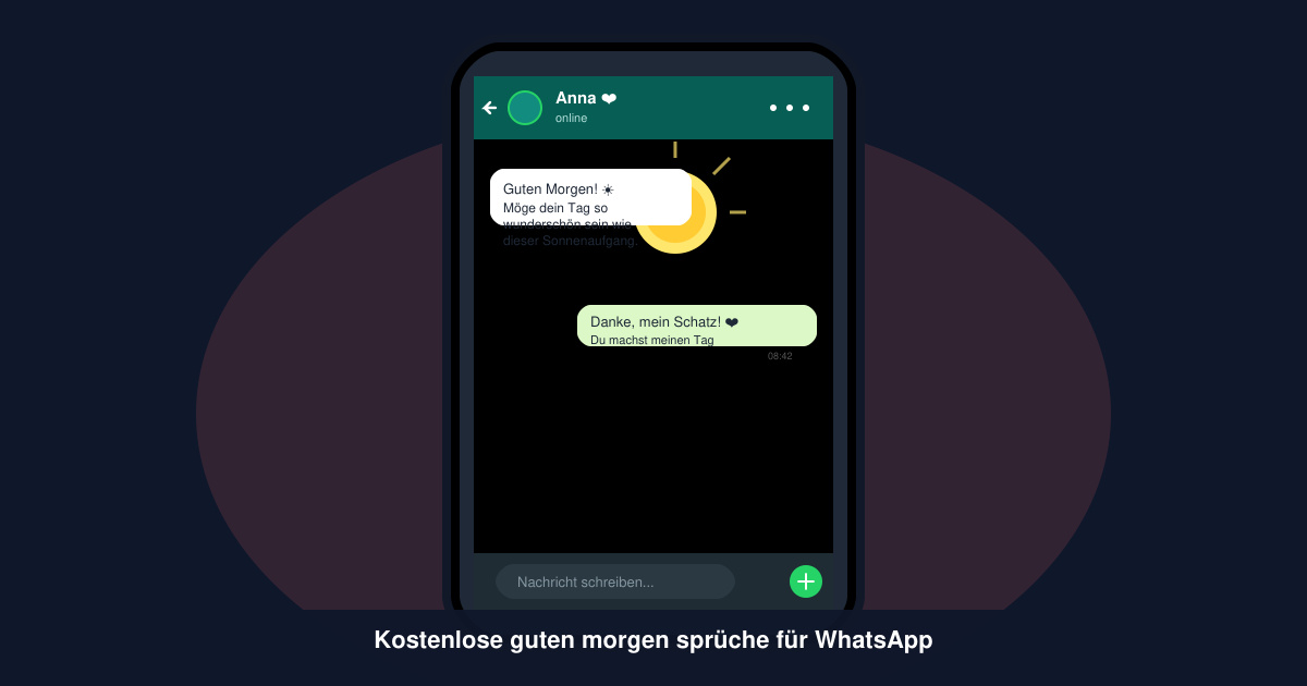 Kostenlose guten morgen sprüche für WhatsApp