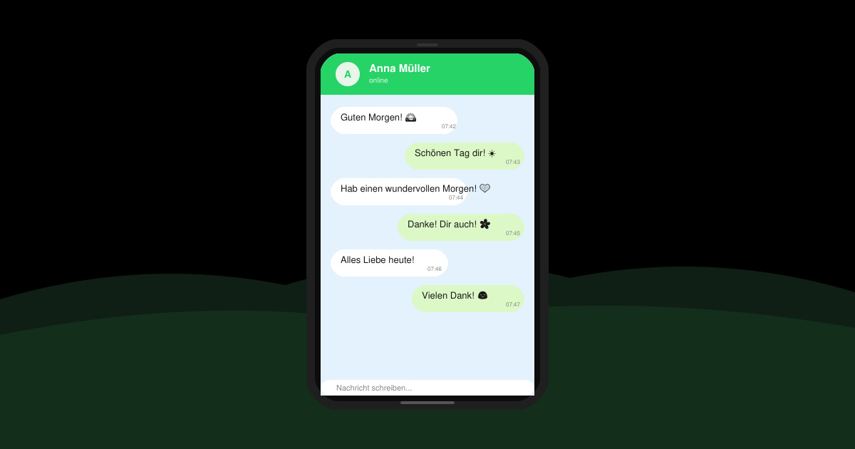 Kostenlose morgengrüße für WhatsApp