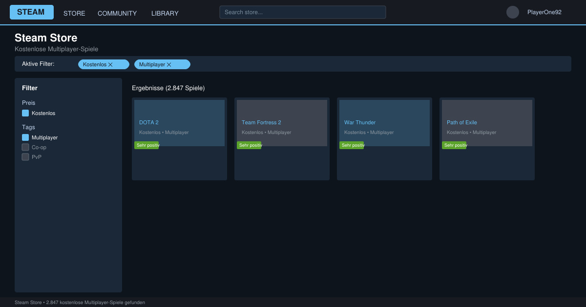 Kostenlose multiplayer spiele Steam