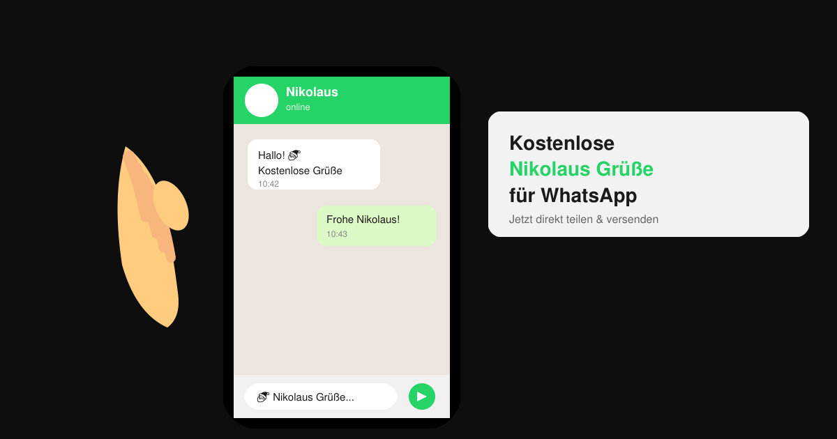 Kostenlose nikolaus grüße für WhatsApp