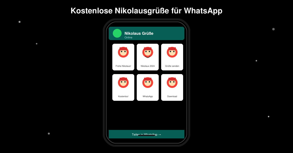Kostenlose nikolausgrüße für WhatsApp