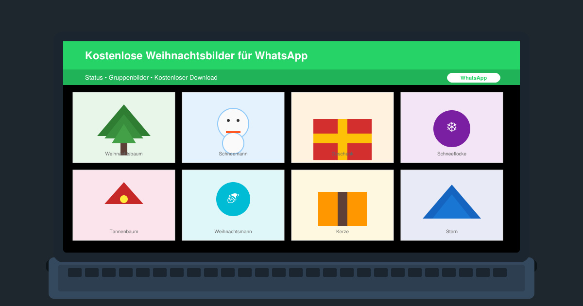 Kostenlose weihnachtsbilder für WhatsApp