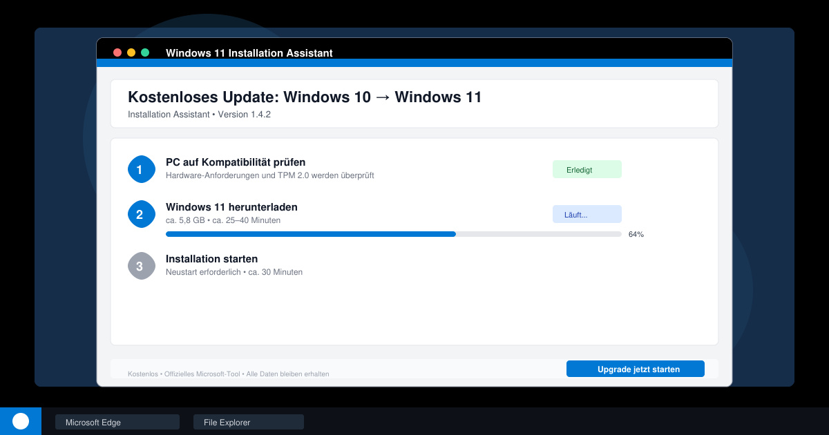 Kostenloses update Windows 10 auf 11