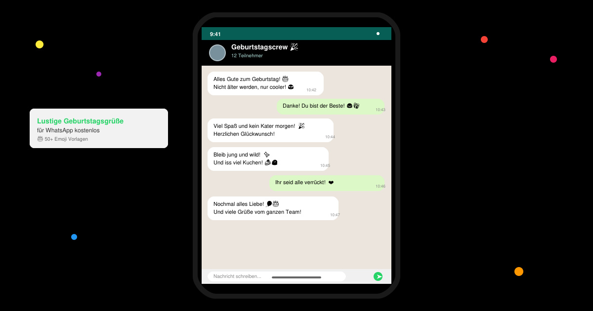 Lustige geburtstagsgrüße für WhatsApp kostenlos