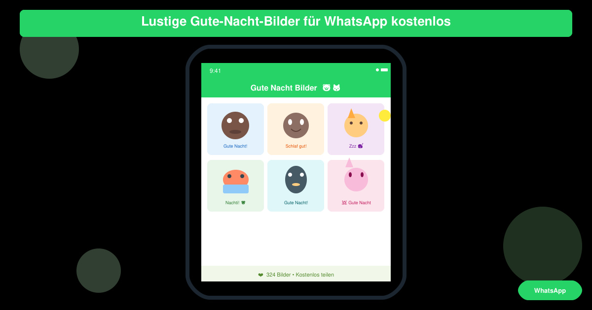Lustige gute nacht bilder für WhatsApp kostenlos