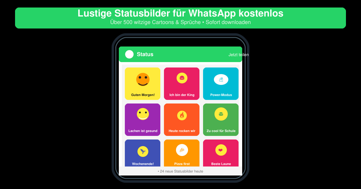 Lustige status bilder für WhatsApp kostenlos