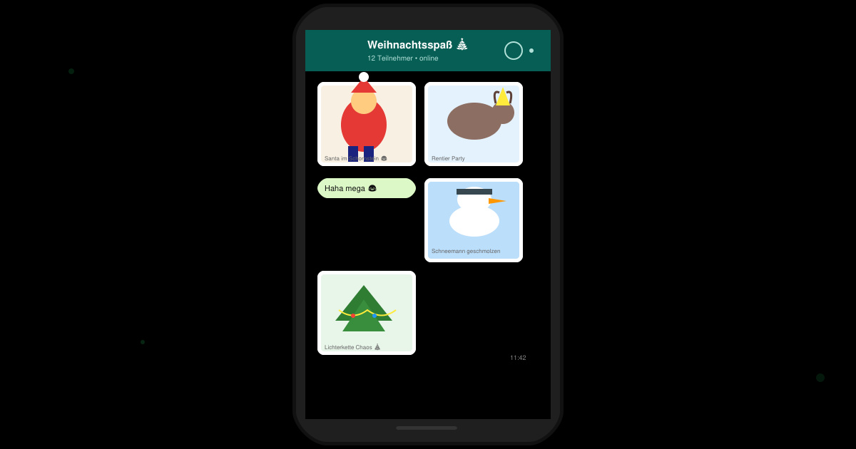 Lustige weihnachtsbilder für WhatsApp