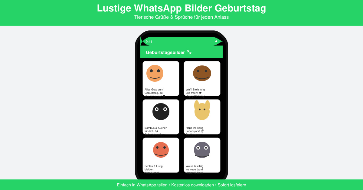 Lustige WhatsApp bilder geburtstag