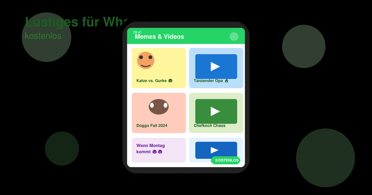 Lustiges für WhatsApp kostenlos