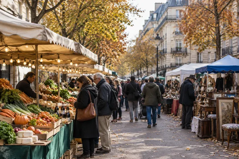 Marchés fermiers, brocantes et vide-greniers à Paris en octobre 2026 : dates, horaires et inscriptions