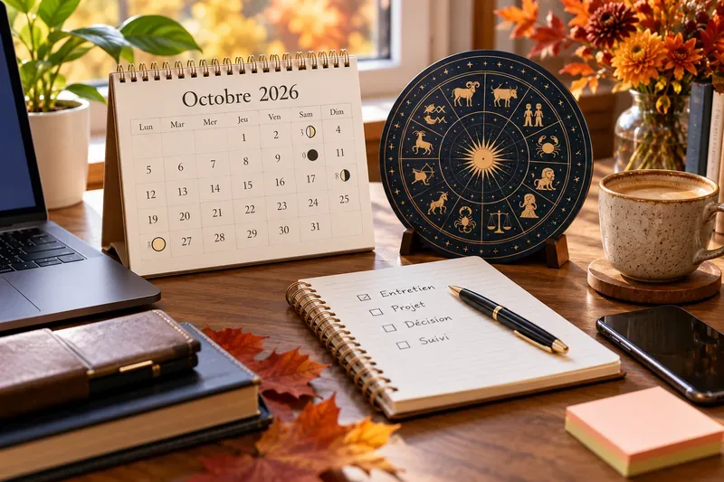 Meilleurs jours de carrière en octobre 2026 pour chaque signe : entretiens, projets et décisions