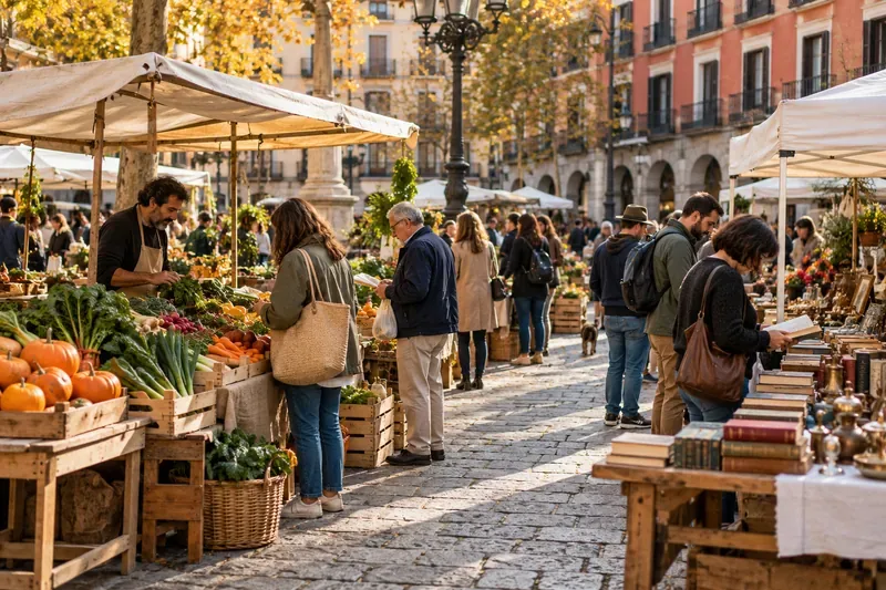 Mercadillos y mercados de productores en Madrid: fechas de octubre de 2026