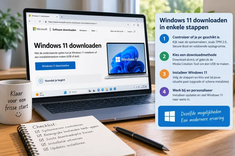 Microsoft Windows 11 downloaden: kies de juiste installatiemethode voor jouw pc