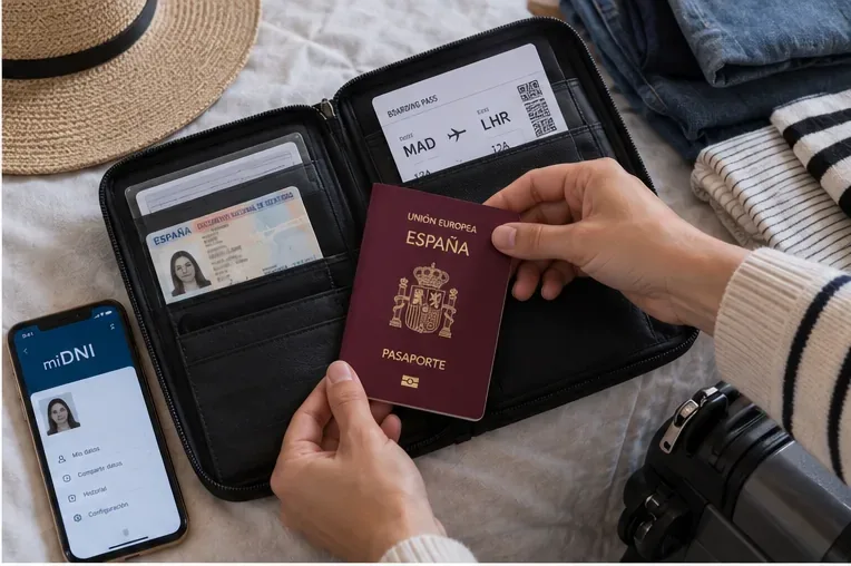 miDNI y viajes al extranjero: por qué no sustituye al DNI físico ni al pasaporte