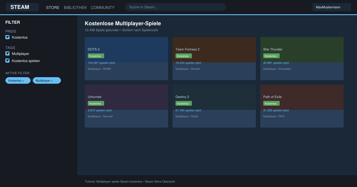 Multiplayer spiele Steam kostenlos
